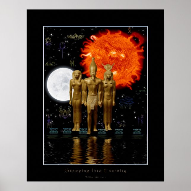 Altes ägyptisches Fantasy-Poster Poster (Vorne)