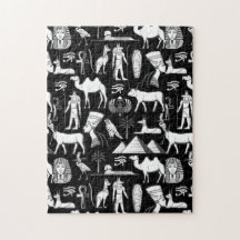 Altes ägyptisches Hieroglyphensymbol-Muster