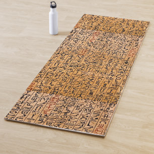 Altes ägyptisches Schreiben Yogamatte