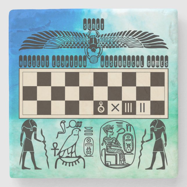 Altes ägyptisches Senat Steinuntersetzer (Vorderseite)