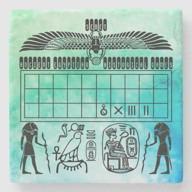 Altes ägyptisches Senat Steinuntersetzer (Vorderseite)