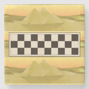 Altes ägyptisches Senat Steinuntersetzer