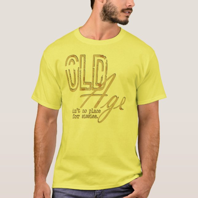 Altes Alter - grundlegender T - Shirt (Vorderseite)