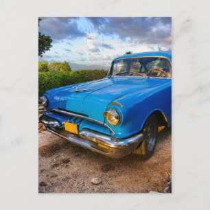 Altes amerikanisches Klassiker-Auto in Trinidad, K Postkarte