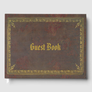 Altes antikes Buch Goth style Gästebuch