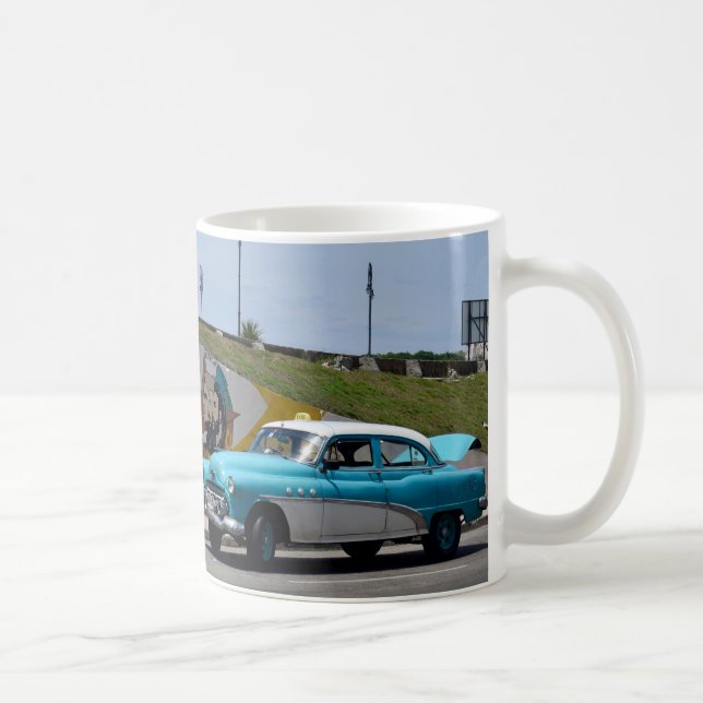 Altes Auto-bunte Havana-Kunst Kubas Tasse (Rechts)