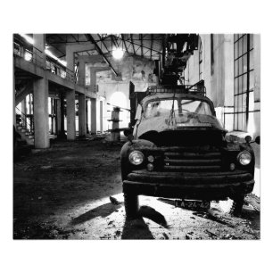 Altes Auto Fotodruck