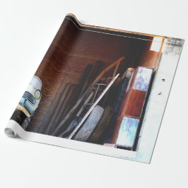 Altes Auto Geschenkpapier