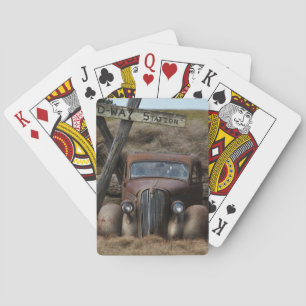 Altes Auto Spielkarten