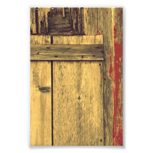 Altes Barholz Fotodruck