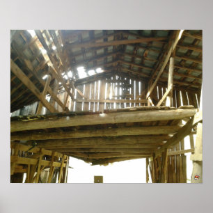 Altes Barinneres an vorderster Front Poster