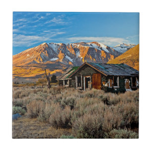 Altes Bauernhaus entlang der Hwy 395 im June Lake Fliese