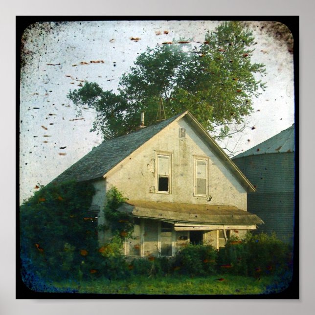 Altes Bauernhaus Poster (Vorne)