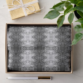 Altes Baumrinden Schwarz-Weiß-Foto-Musterdesign Seidenpapier