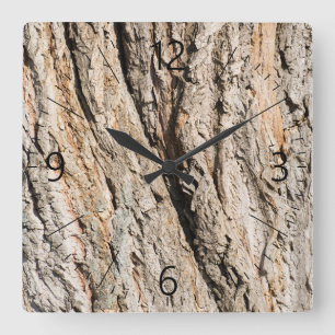 Altes Baumuster Quadratische Wanduhr