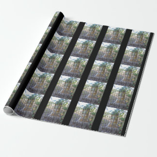 Altes bearbeitetes geschenkpapier