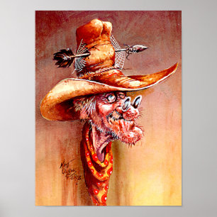 Altes Blässhuhn Poster