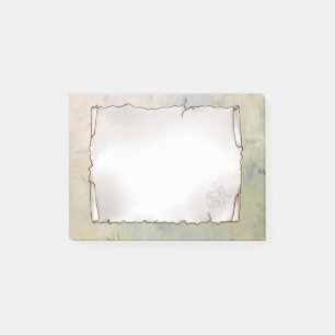 Altes Blatt post-it klebezettel
