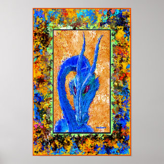 Altes Blau Poster