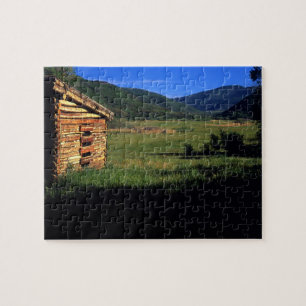 Altes Blockhaus in der Nähe von Park City, Utah. ( Puzzle
