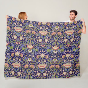Altes Blumenmuster, William Morris Fleecedecke