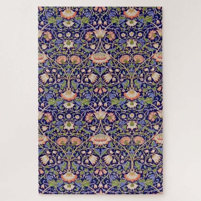 Altes Blumenmuster, William Morris Puzzle (Vertikal)