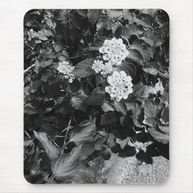 Altes Blumenthema Mousepad (Vorne)