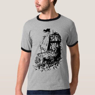 altes Boot durch (joey) Tinte T-Shirt