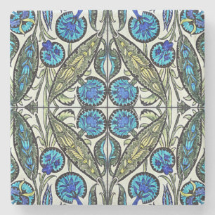 Altes botanisches Viktorianisches Design Steinuntersetzer