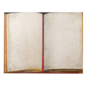 Altes Buch Notizblock