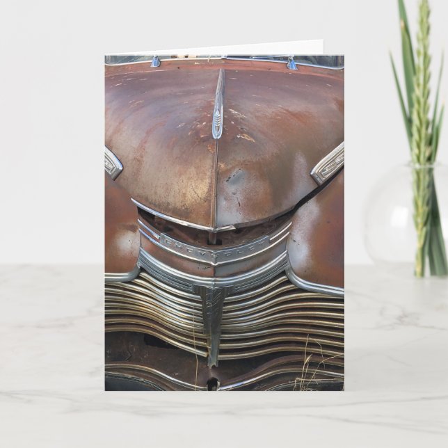 Altes Chevy - Havre, Montana Karte (Vorderseite)