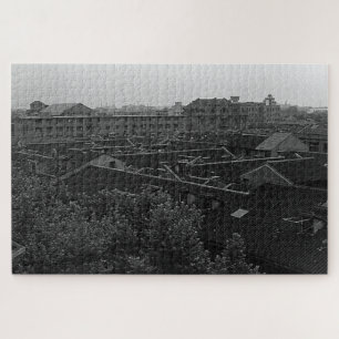 Altes China Shanghai Stadt Puzzle