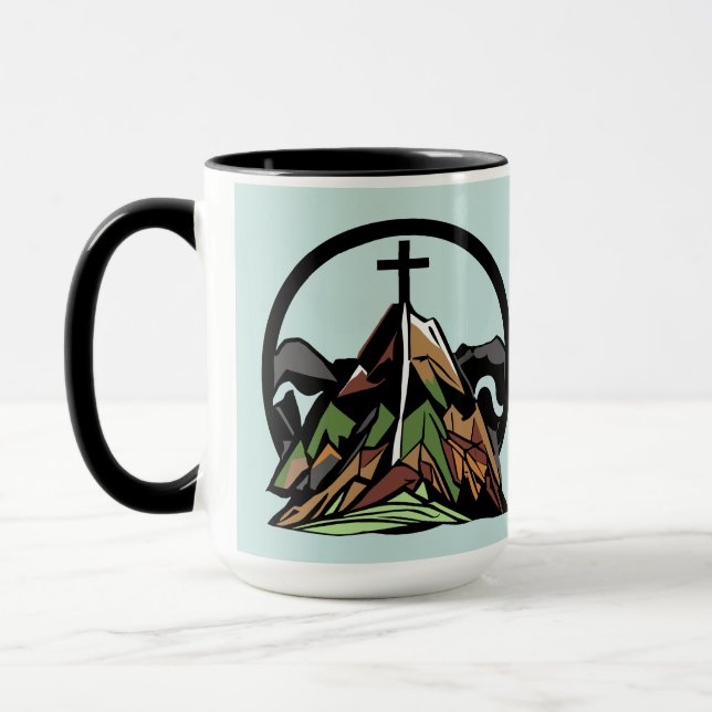 Altes Christliches Kreuz Tasse (Links)