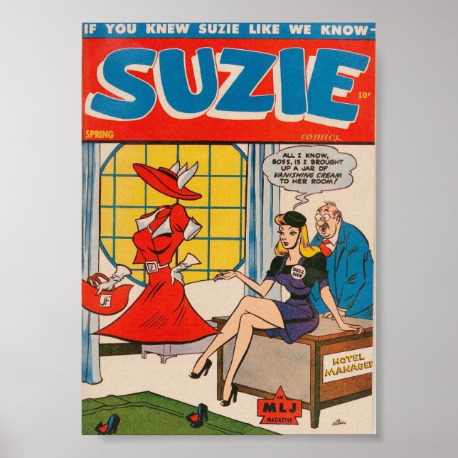 Altes Comic-Cover Poster (Vorne)