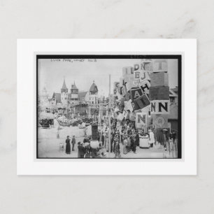 Altes Coney Island, Luna Park Postkarte