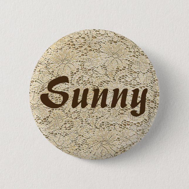 Altes Crochet Lace Floral Pattern + Ihre Ideen Button (Vorderseite)