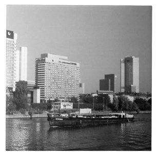 Altes Deutschland Frankfurt Main Fluss Fliese