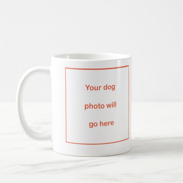Altes Dogster Foto u. URL-Tasse Kaffeetasse (Links)