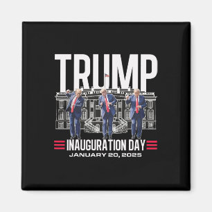 Altes Donald Trump-Tanz Einweihung Tag 2025 47. Magnet