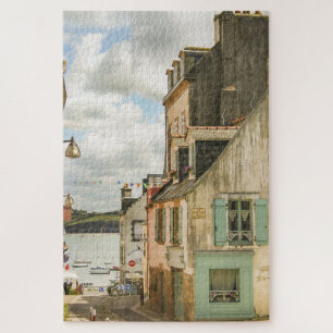 Altes Dorf Bretagne Frankreich Reise Abenteuer Puzzle