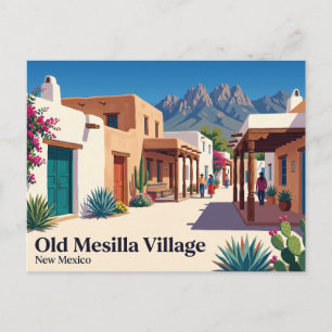 Altes Dorf Mesilla USA Postkarte