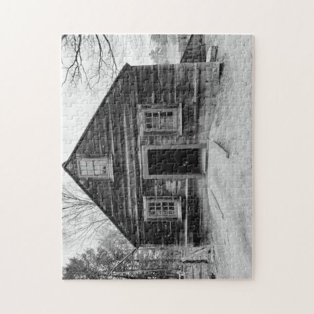 altes Dorf Puzzle (Vertikal)