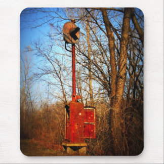 Altes Eisenbahn-Signal Mousepad