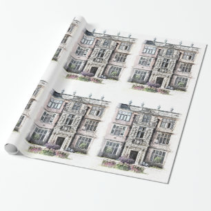 ALTES ENGLAND GESCHENKPAPIER
