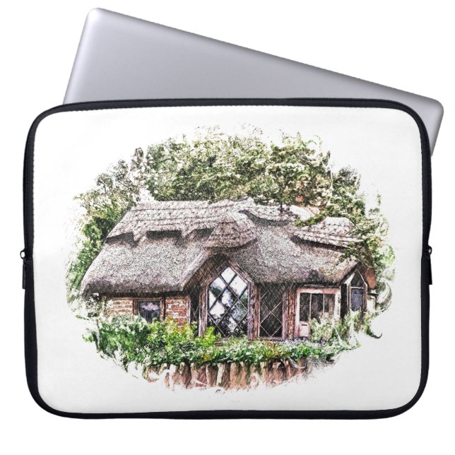 ALTES ENGLAND LAPTOPSCHUTZHÜLLE (Vorderseite)