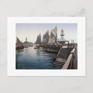 Altes England Lowestoft Pier Head 1890er Postkarte