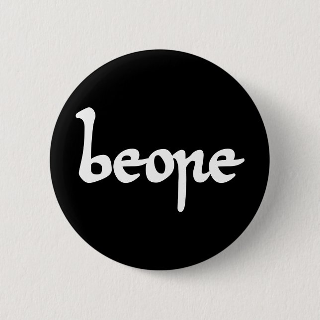 Altes englisches Bier Button (Vorderseite)