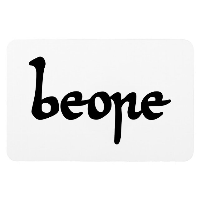 Altes englisches Bier Magnet (Horizontal)