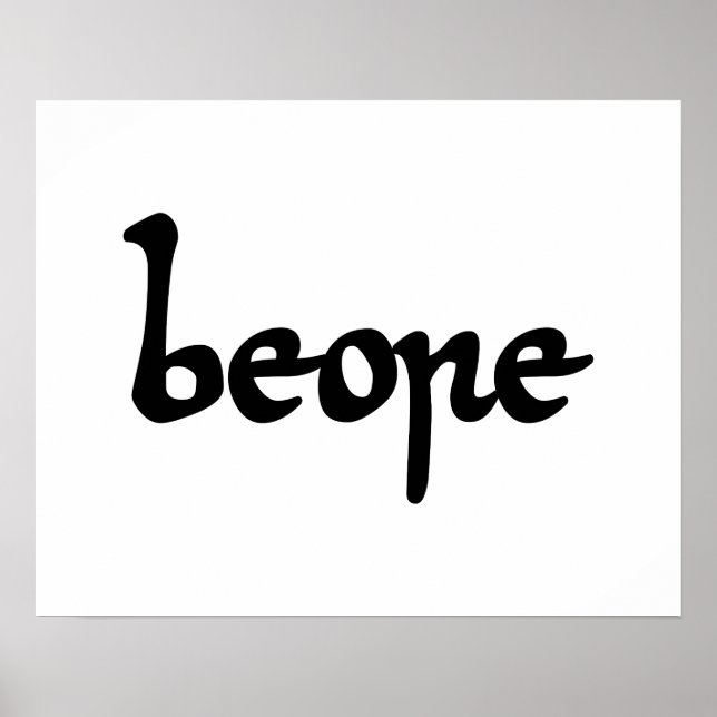 Altes englisches Bier Poster (Vorne)