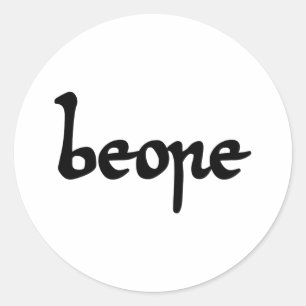 Altes englisches Bier Runder Aufkleber